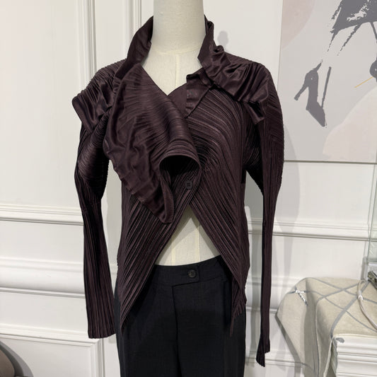 Issey Miyake Vintage Brown Color Cardigan