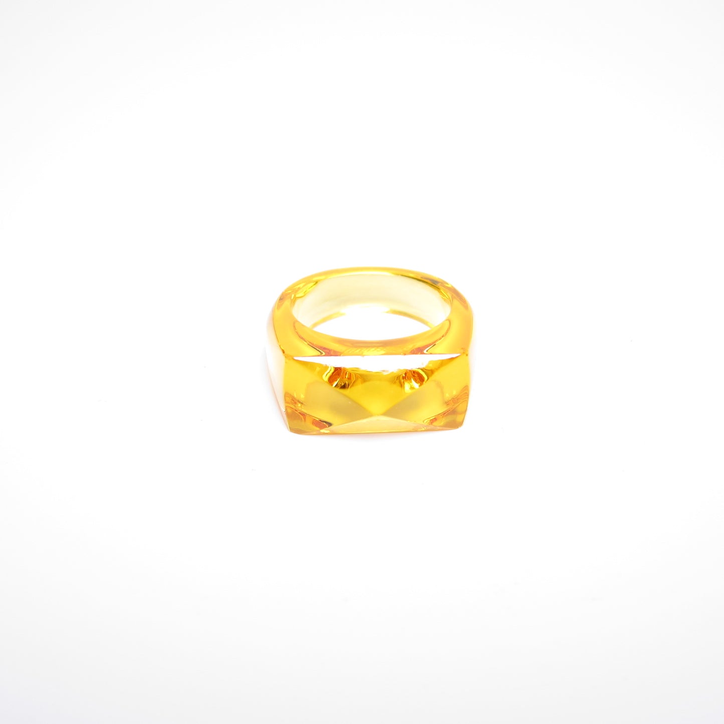 Baccarat Vintage Yellow Ring #14