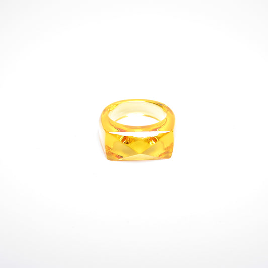 Baccarat Vintage Yellow Ring #14