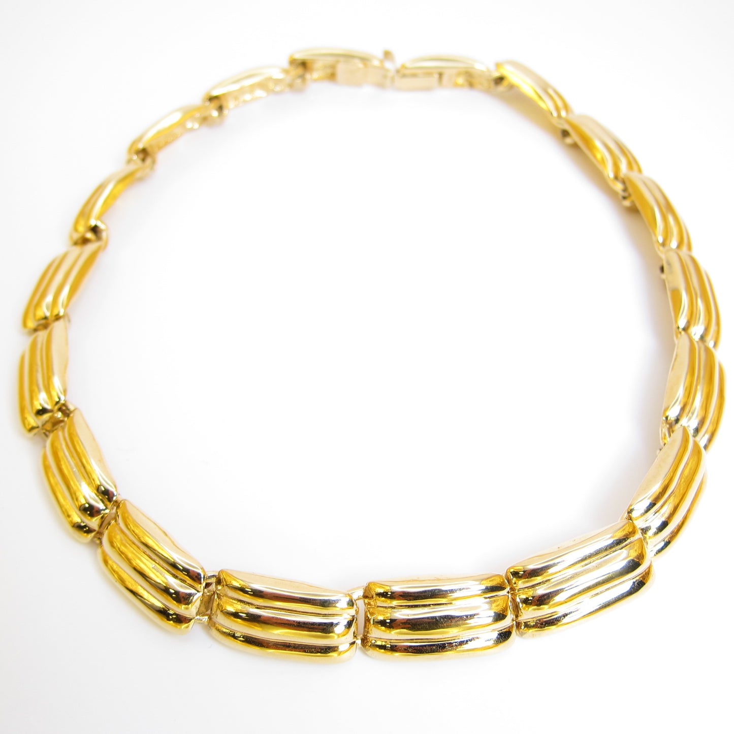 Yves Saint Laurent Vintage Stylish Golden Necklace
