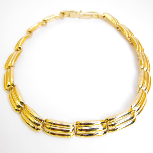 Yves Saint Laurent Vintage Stylish Golden Necklace