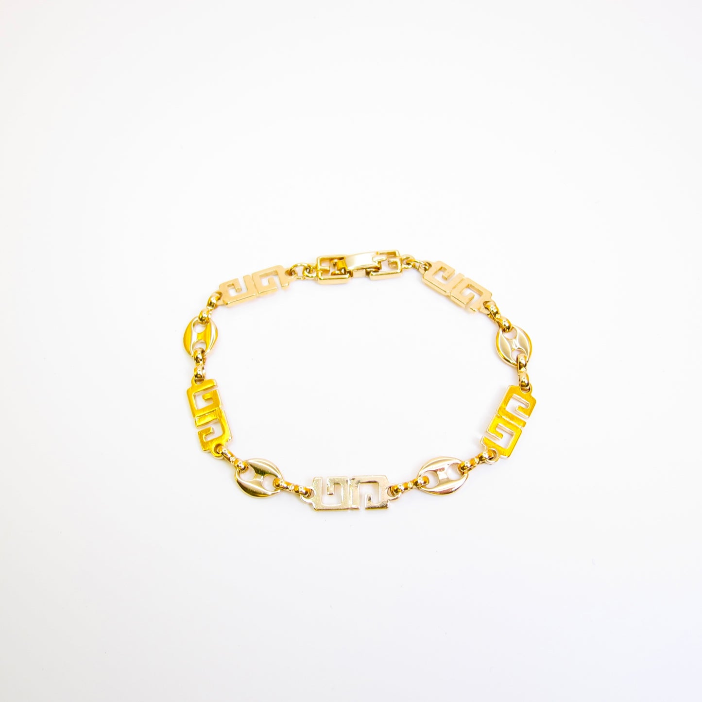 Givenchy Vintage GG Logo Golden Bracelet