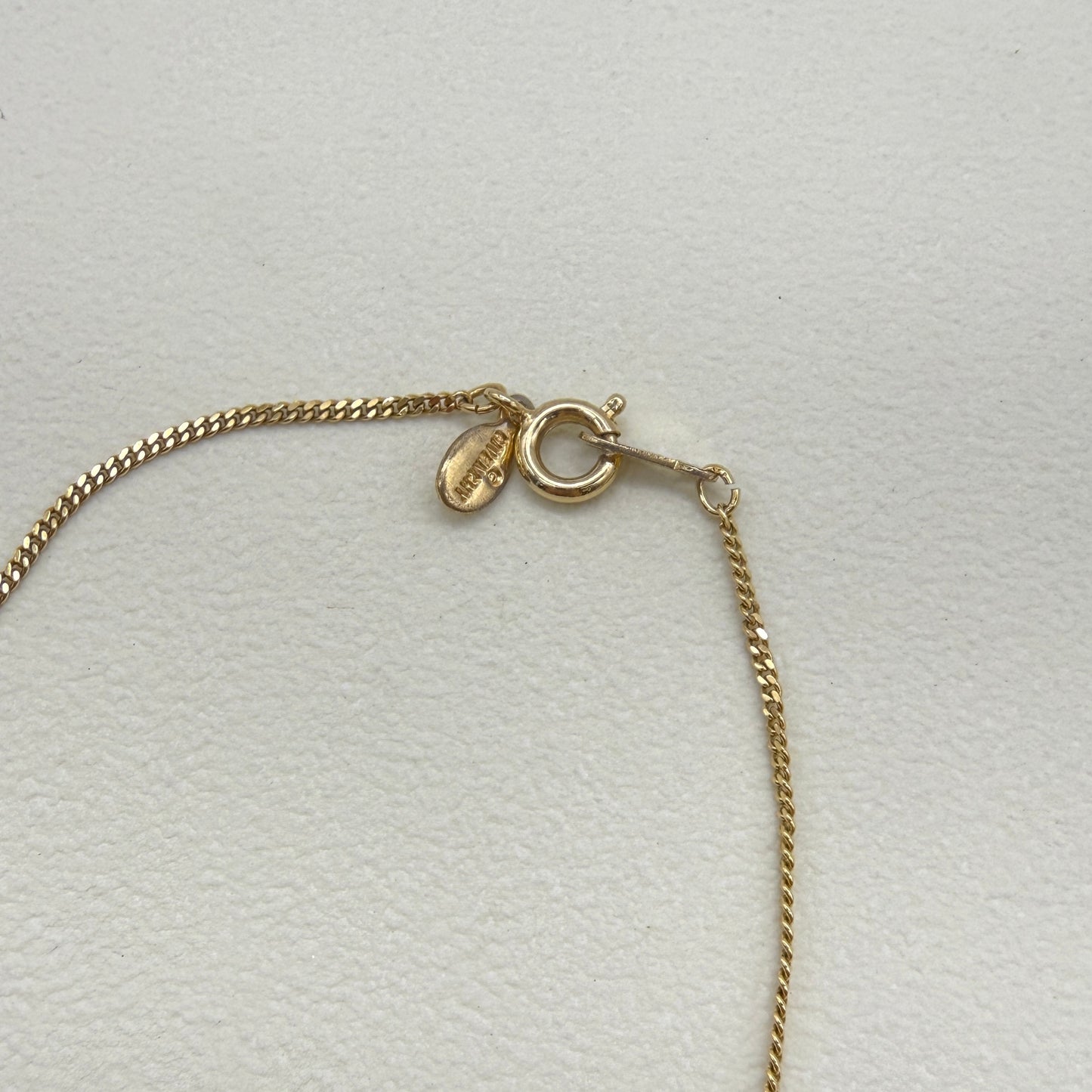 Givenchy Vintage Ship Motif Pendant Golden Necklace