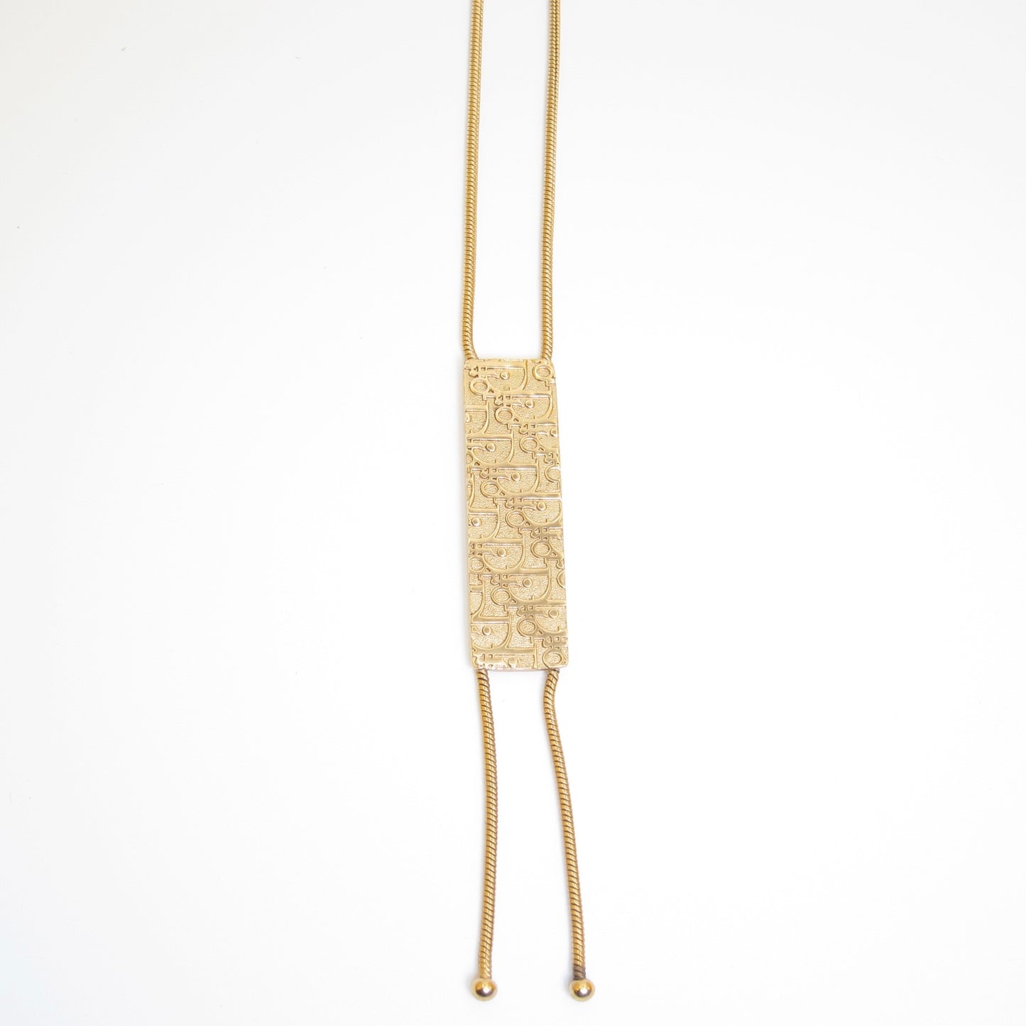 Christian Dior Vintage Trotter Tassel Necklace