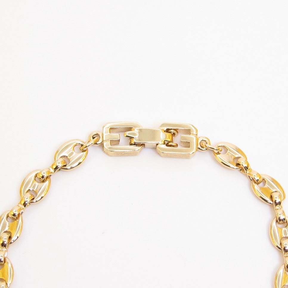 Givenchy Vintage Anchor Link Golden Bracelet