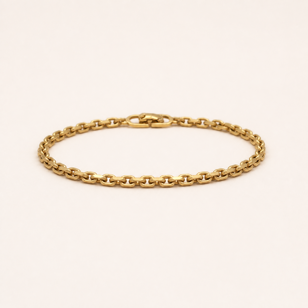 Christian Dior vintage gold-tone chain bracelet, approximately 17.5 cm