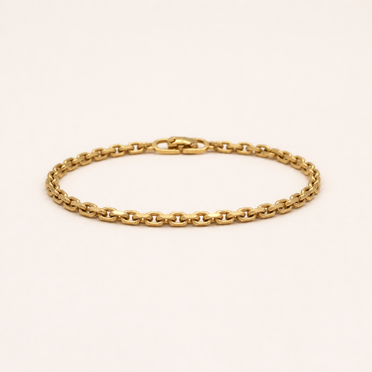 Christian Dior vintage gold-tone chain bracelet, approximately 17.5 cm
