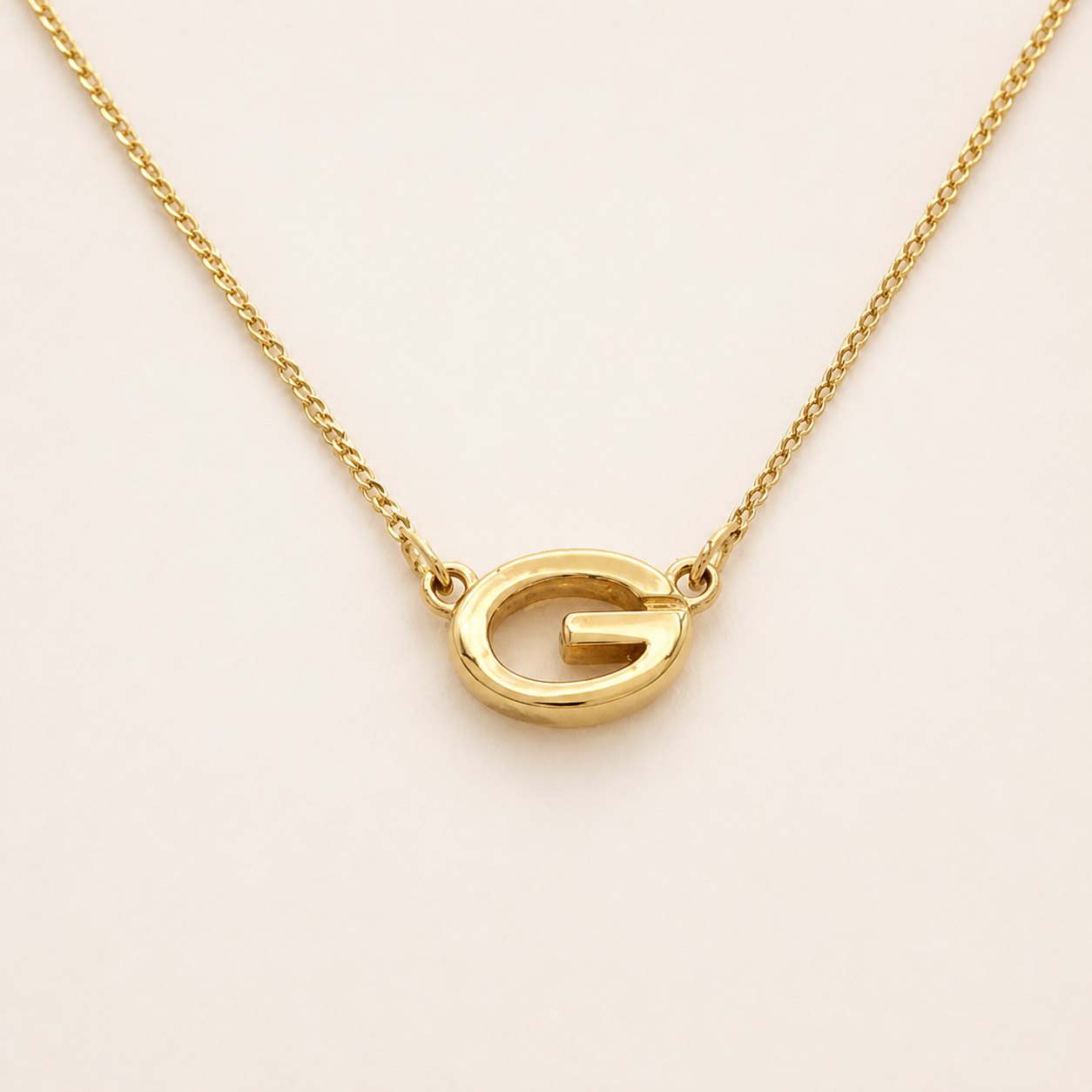 Givenchy open G necklace in gold-tone metal