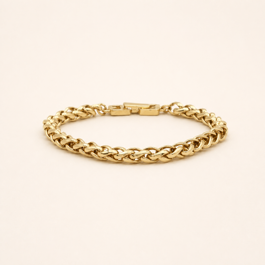 Givenchy braided chain bracelet in gold-tone metal