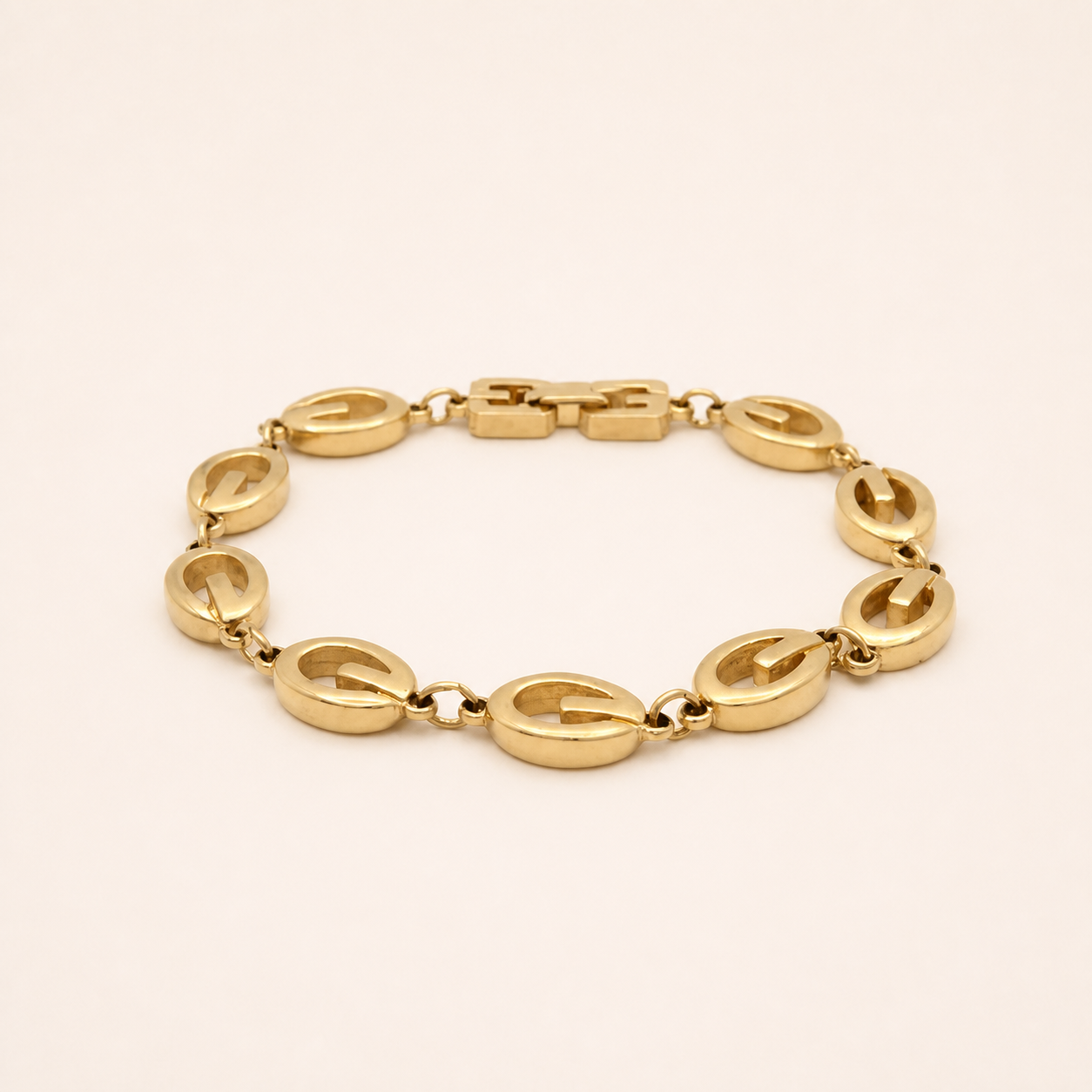 Givenchy repeating G link bracelet in gold-tone metal