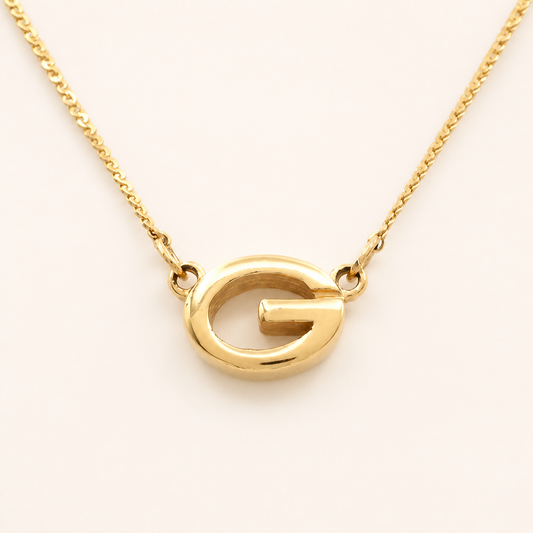 Givenchy open G necklace in gold-tone metal