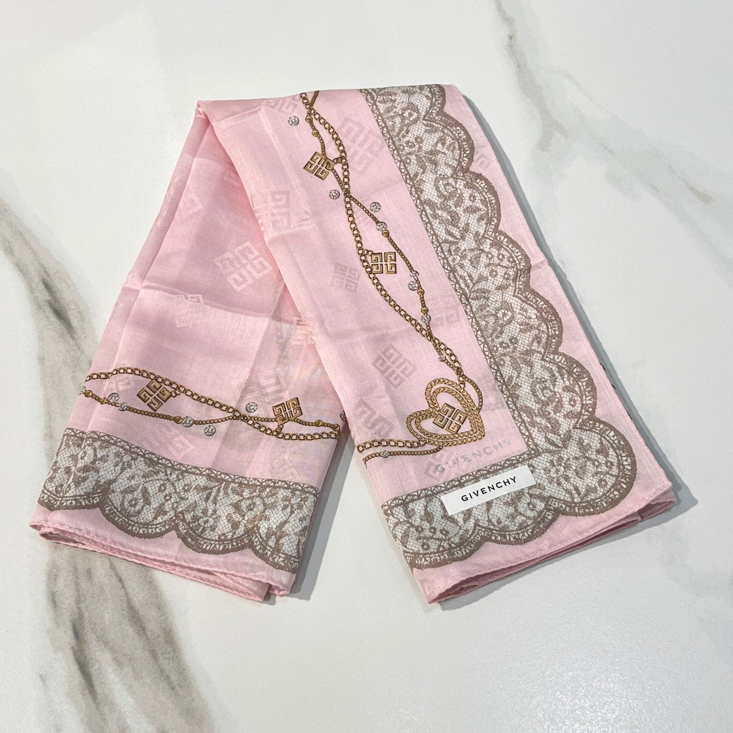 Givenchy Unused Handkerchief 58x58cm