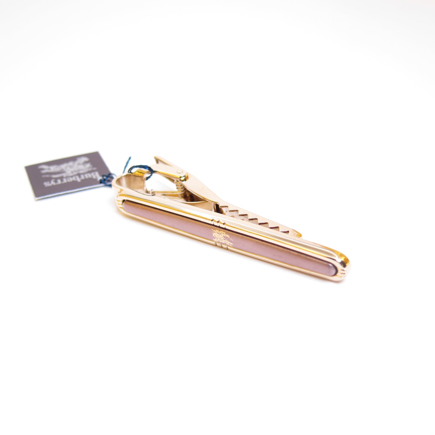 Burberry Vintage House Knight Brown and Golden Tie Clip