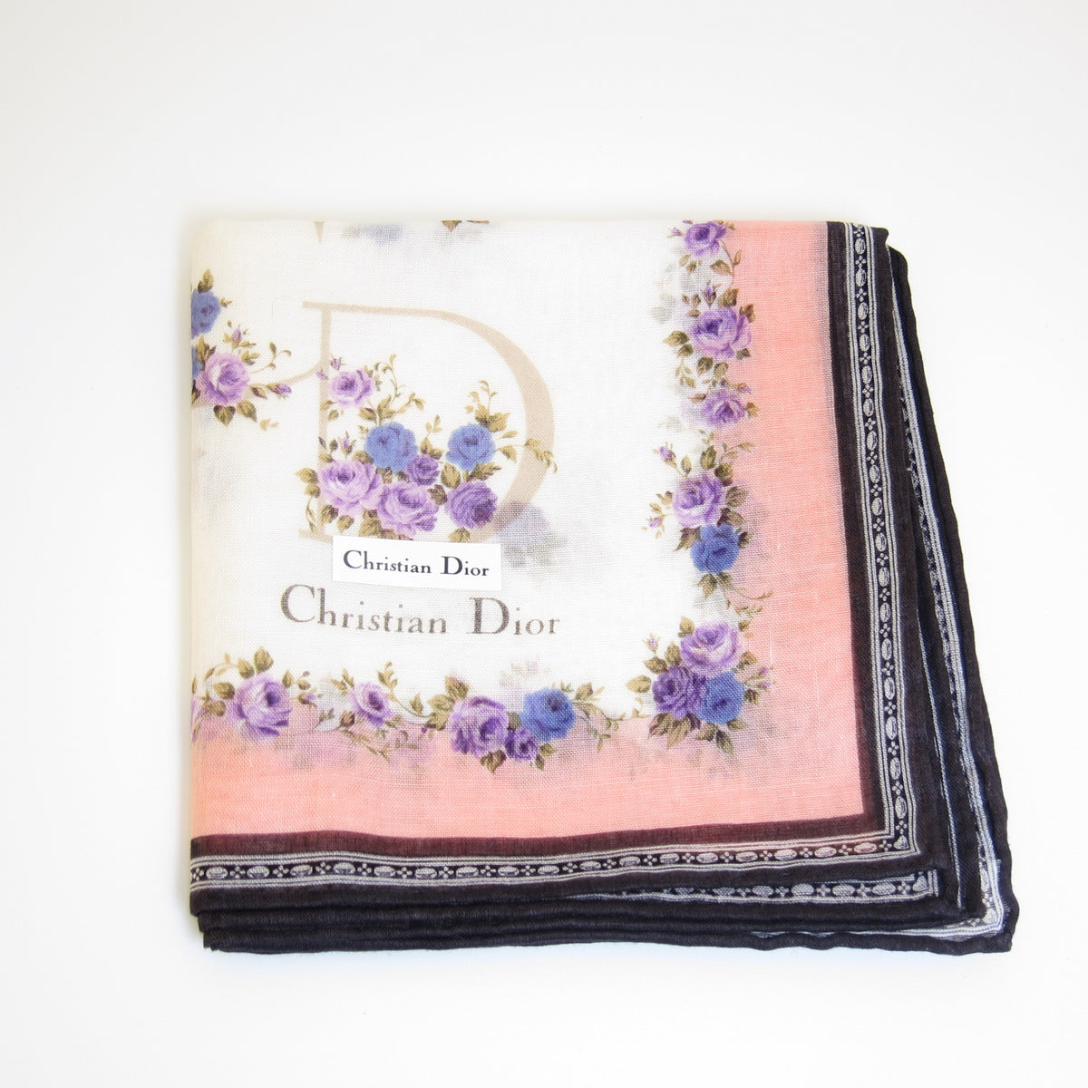 Christian Dior 花卉印花手帕套裝
