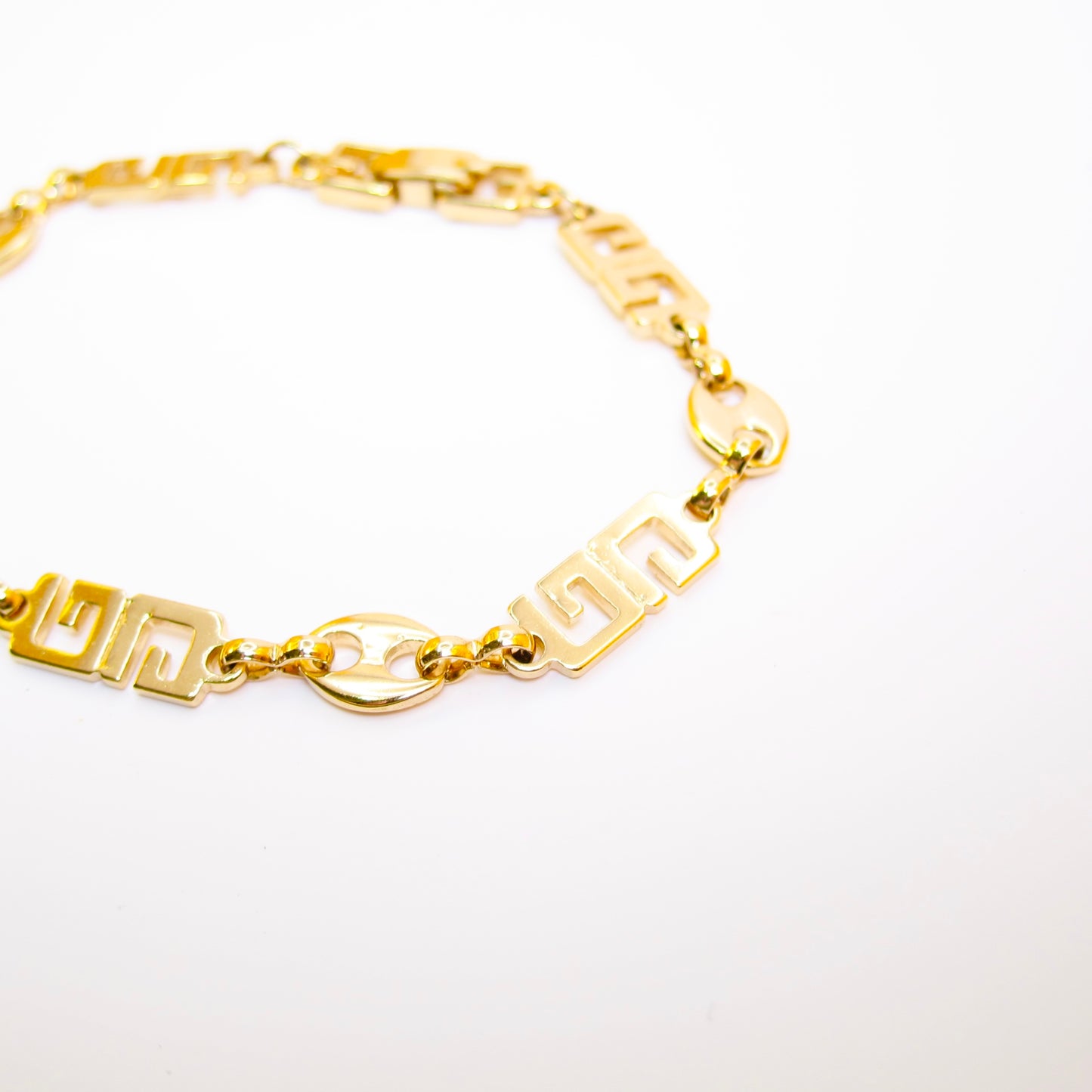 Givenchy Vintage GG Logo Golden Bracelet