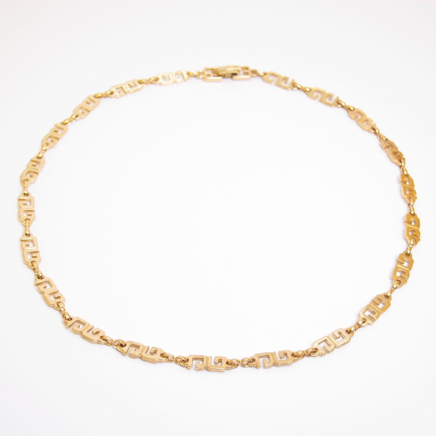 Givenchy Vintage GG Logo Golden Necklace