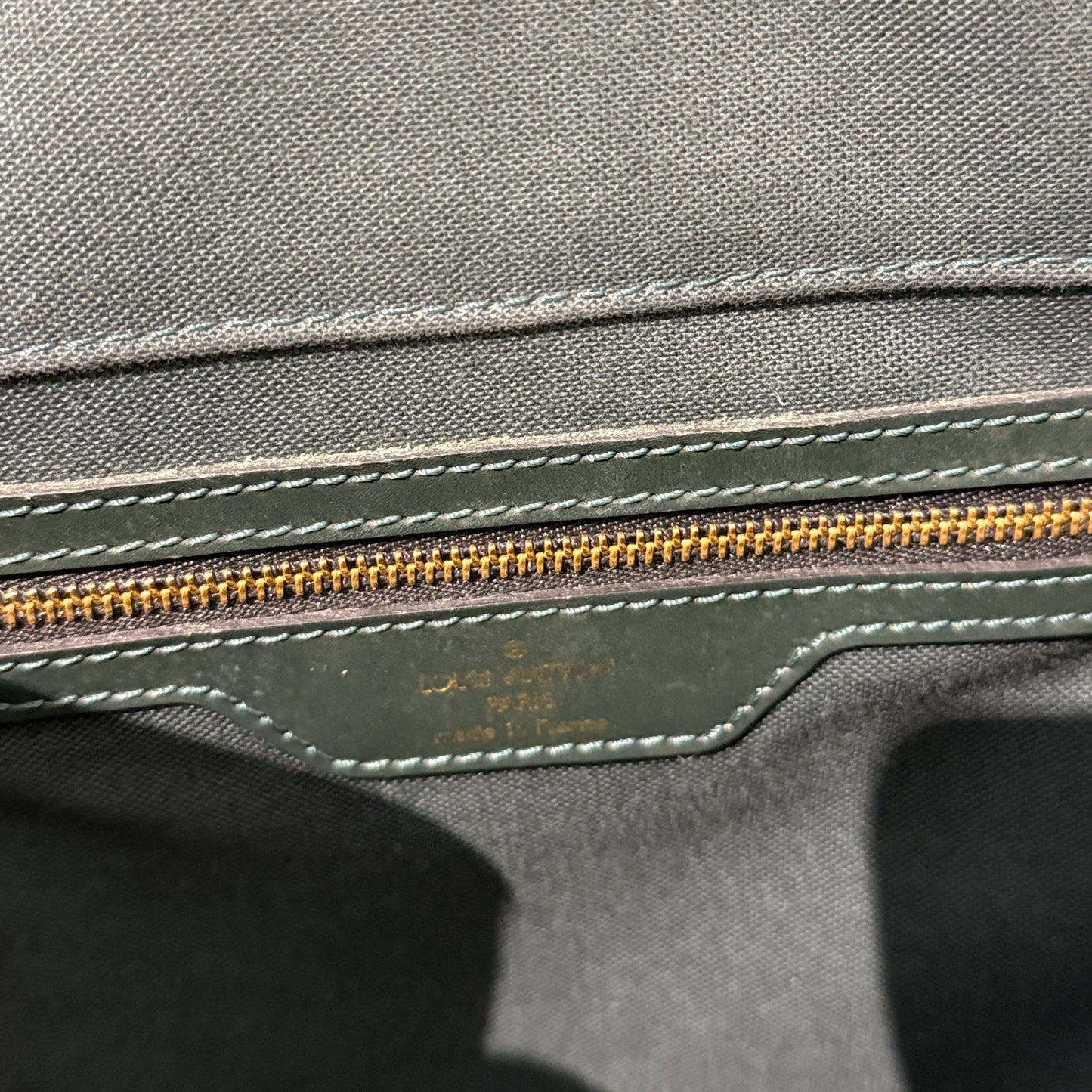 Louis Vuitton Deep Green Taiga Cassiar Backpack