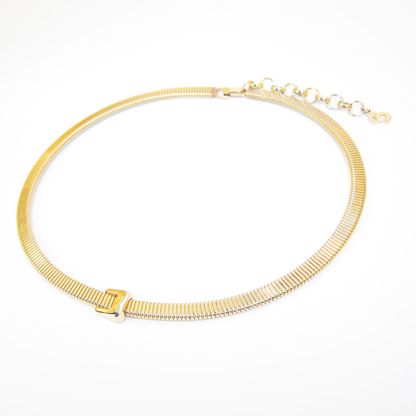 Christian Dior Vintage Stylish Golden Necklace