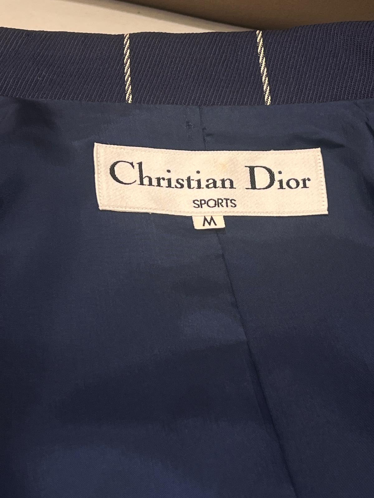 Christian Dior Vintage Christian Dior Sports Navy Check Blazer