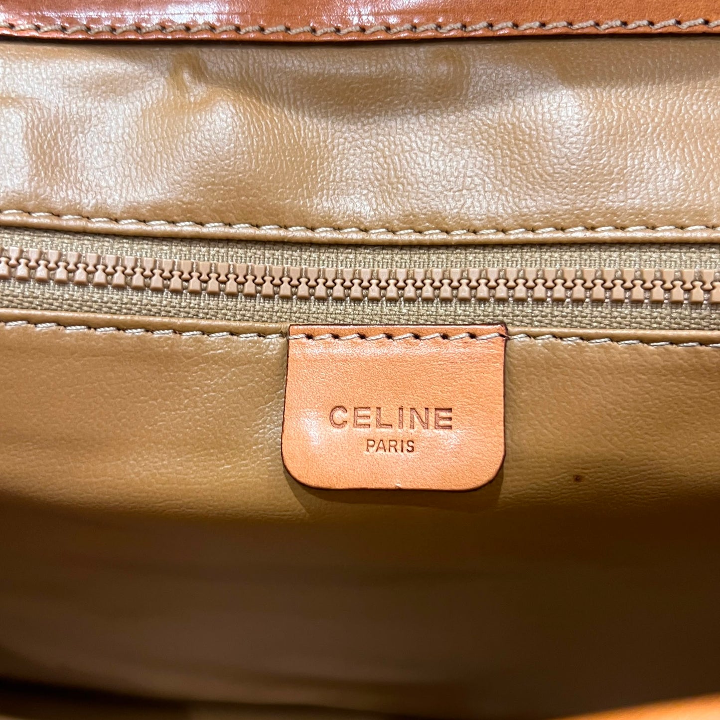 Celine Vintage Macadam Monogram Canvas Shoulder Bag