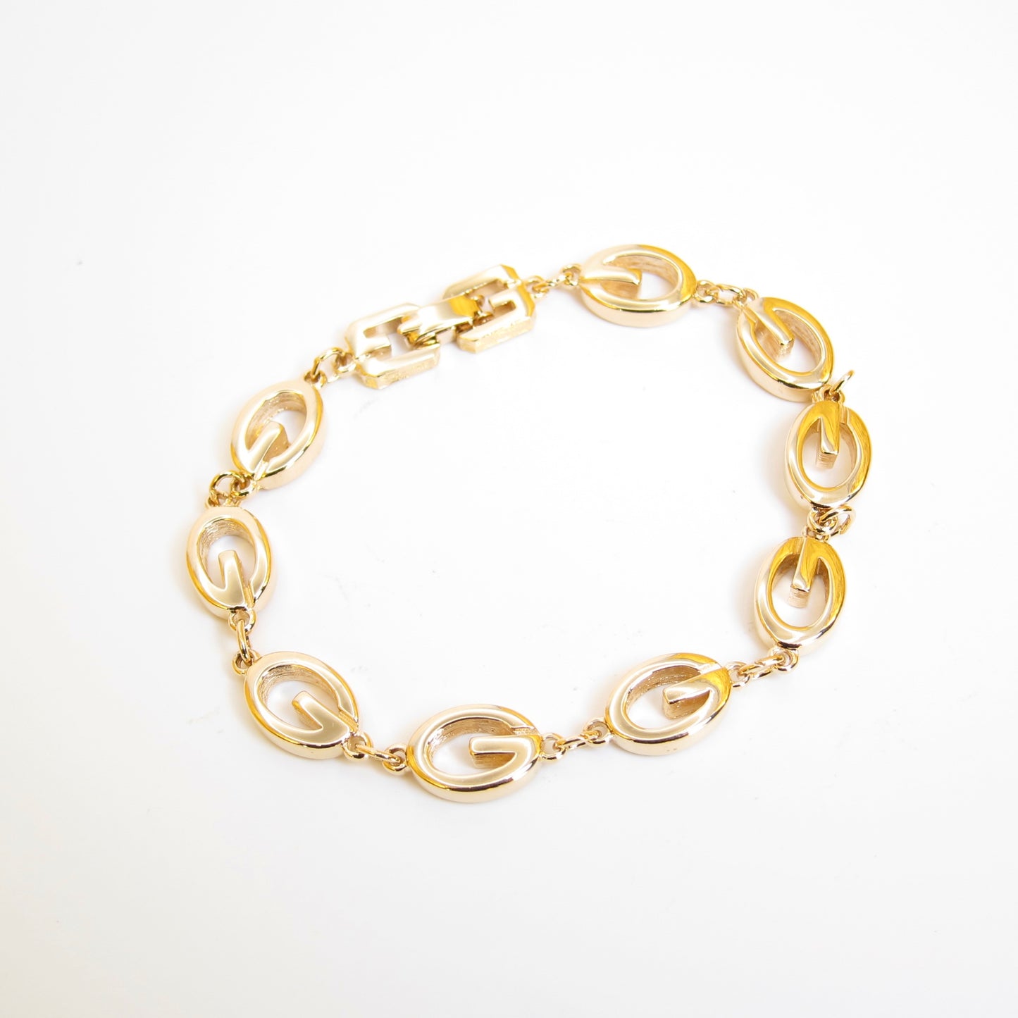 Givenchy Vintage G Logo Golden Bracelet