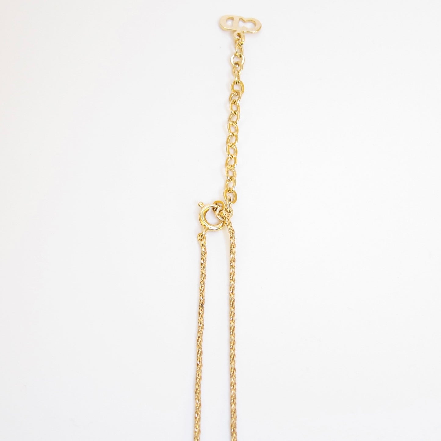 Christian Dior Vintage Pearl and Rhinestone Golden Necklace