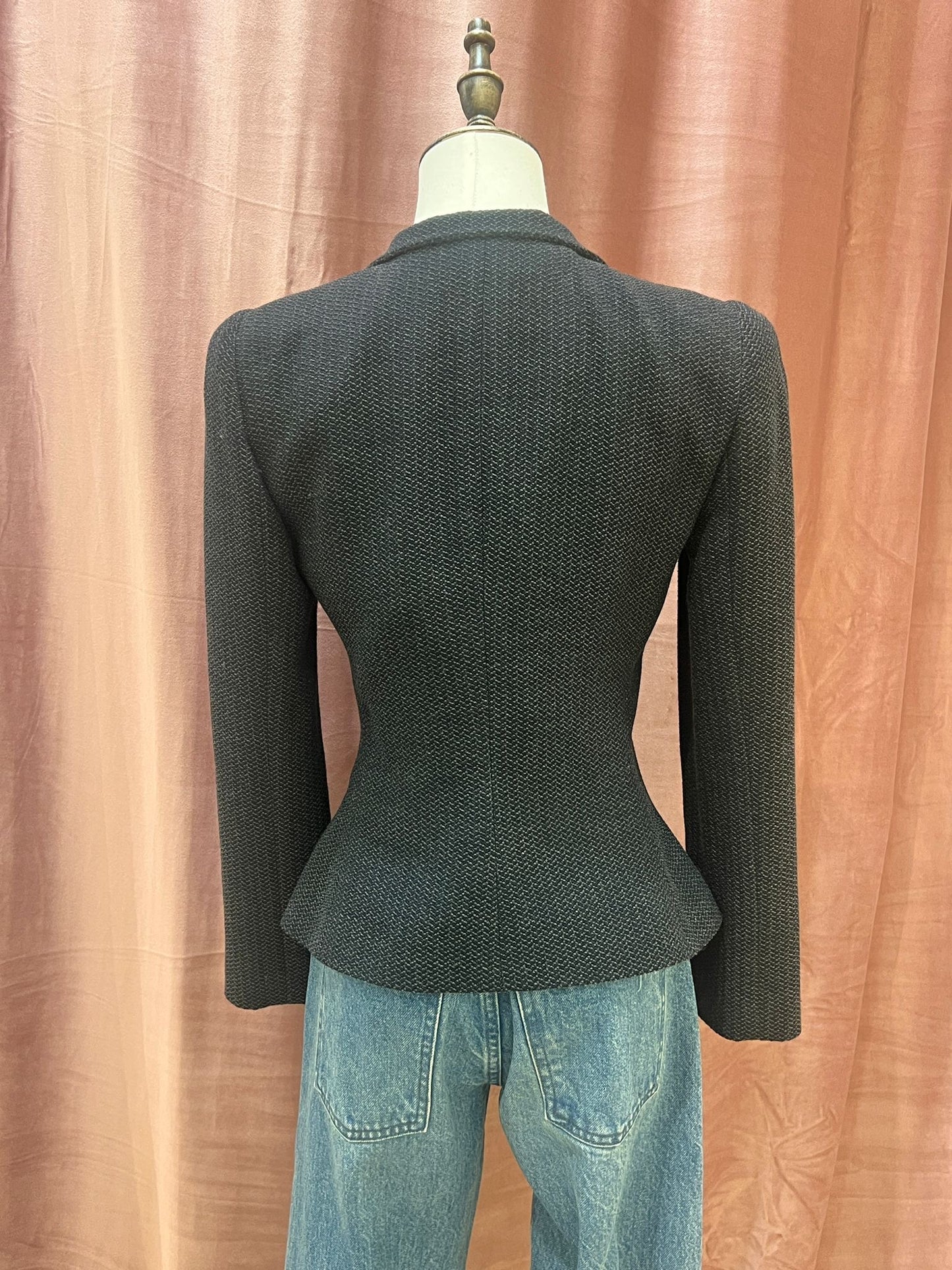 Giorgio Armami Vintage Nipped-Waist Wool Blazer