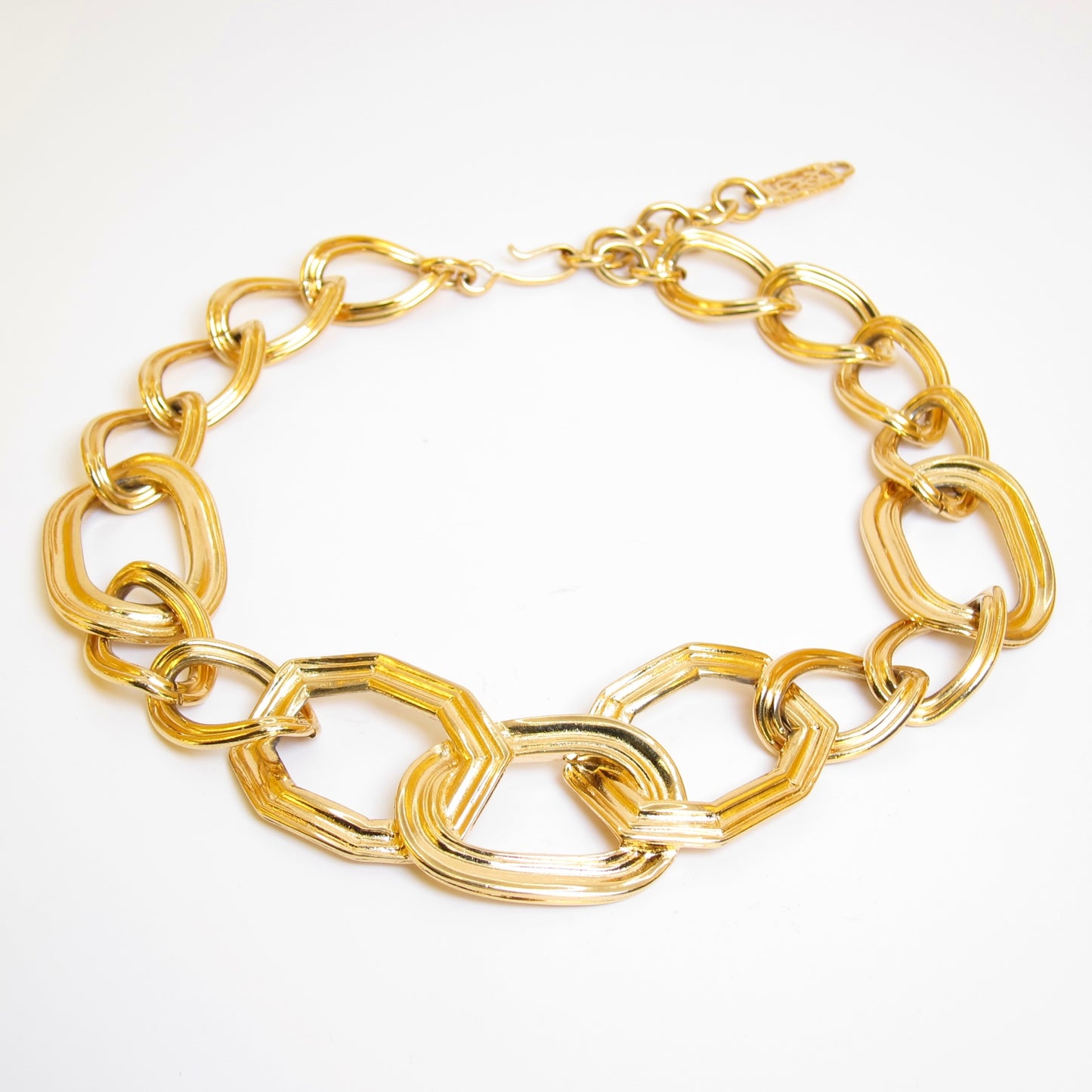 Yves Saint Laurent Vintage Stylish Golden Necklace