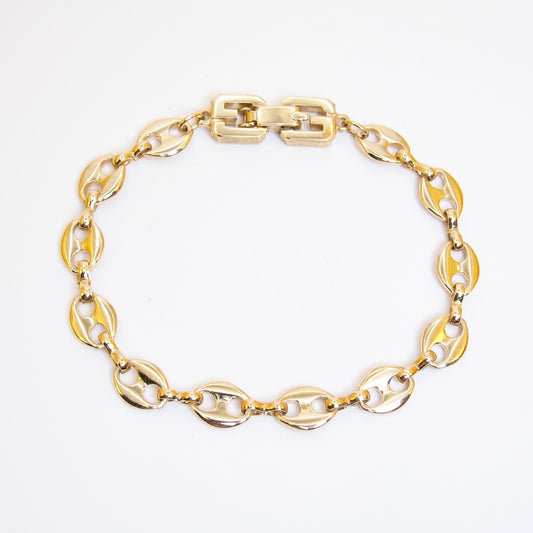 Givenchy Vintage Anchor Link Golden Bracelet