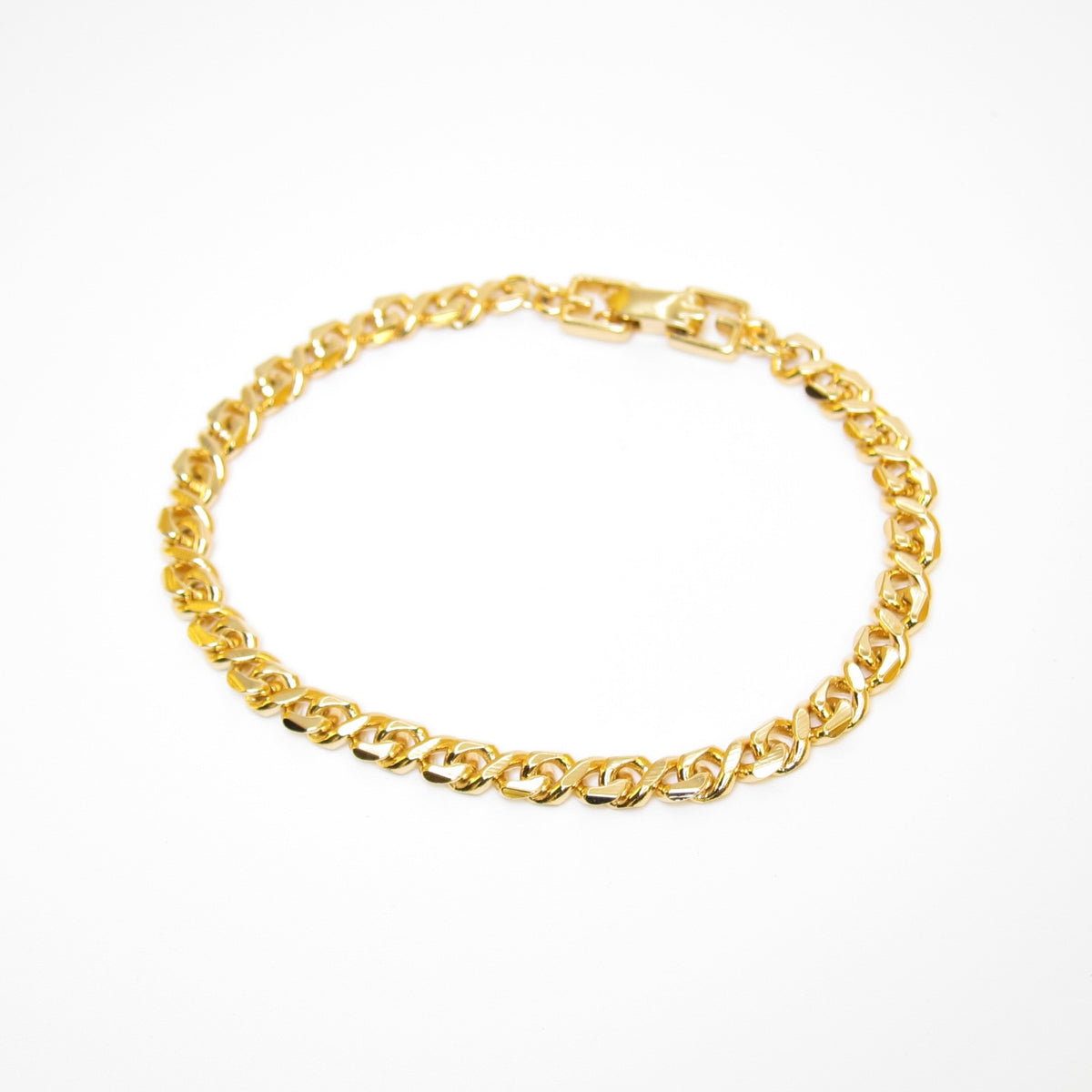 Givenchy Gold-Tone Fine Curb Chain Bracelet