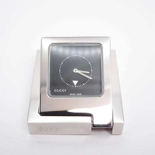 Gucci Vintage Black Square Face Table Clock