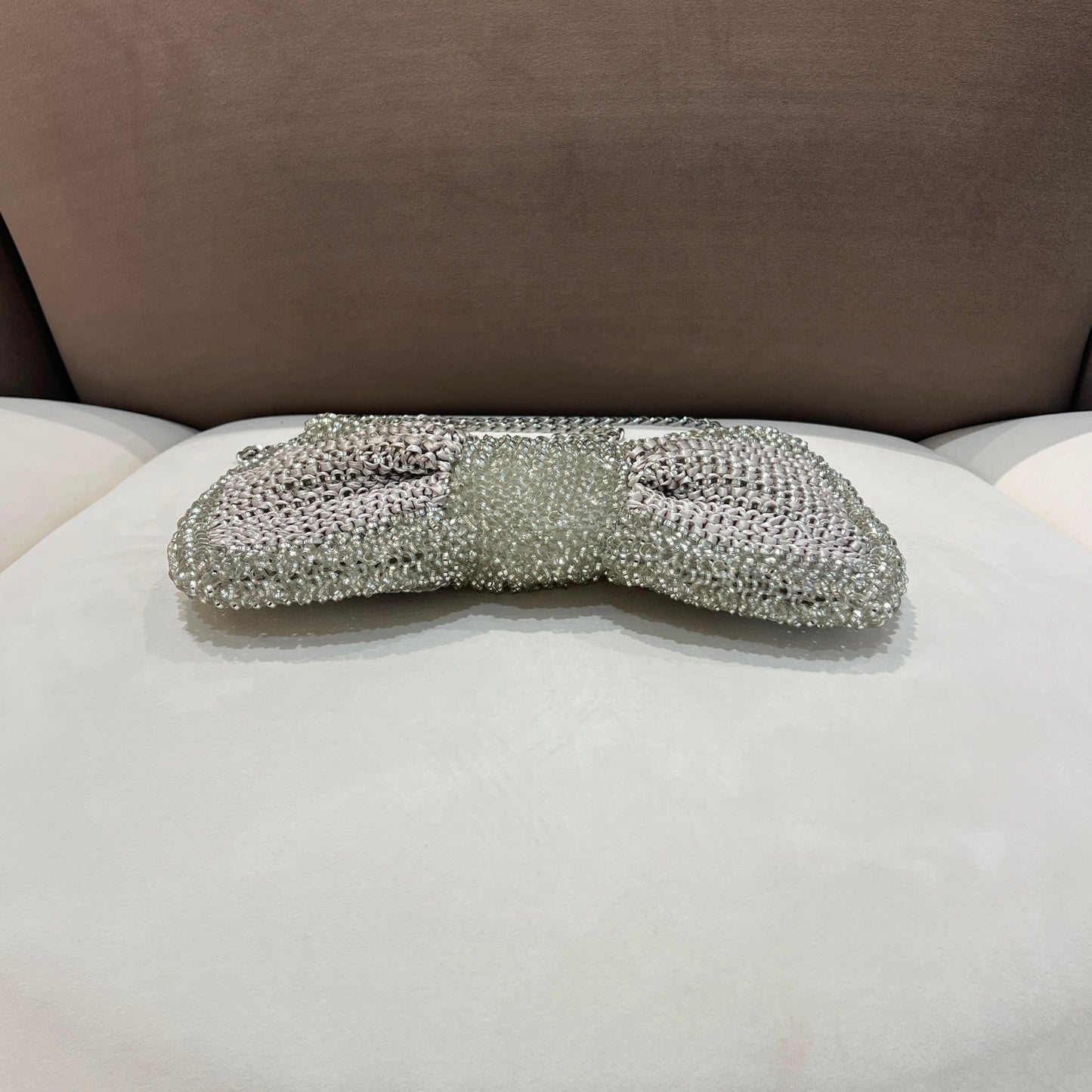 Anteprima Vintage Crystal Wire Ribbon Shoulder Bag