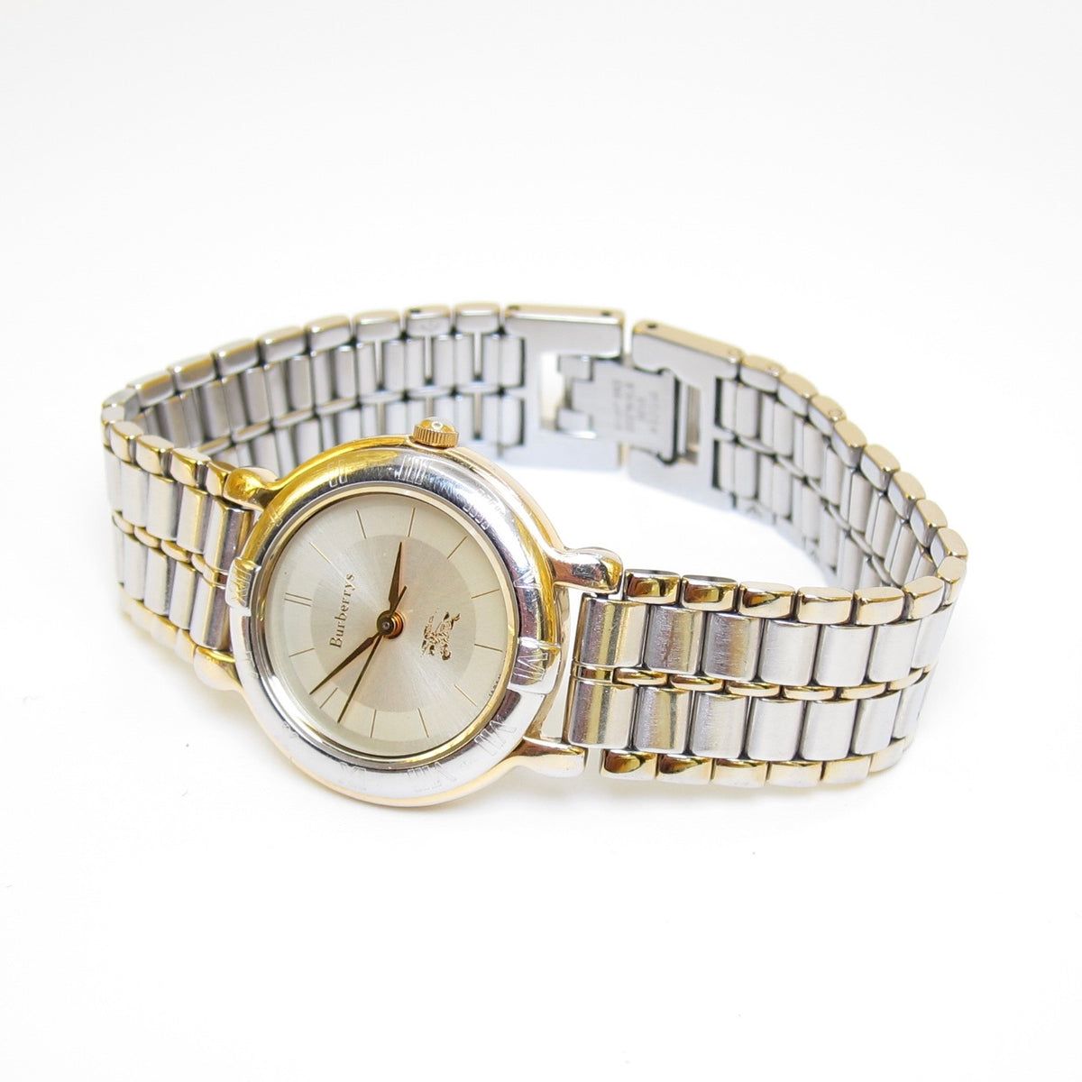 Burberry Two-Tone Champagne Dial Quartz Ladies Watch, 25mm