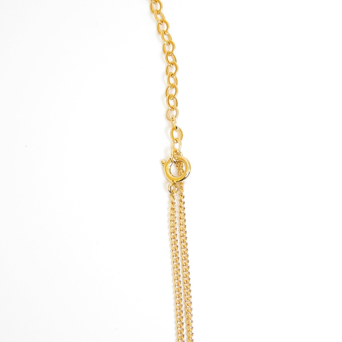 Christian Dior Vintage Oval CD Logo Necklace