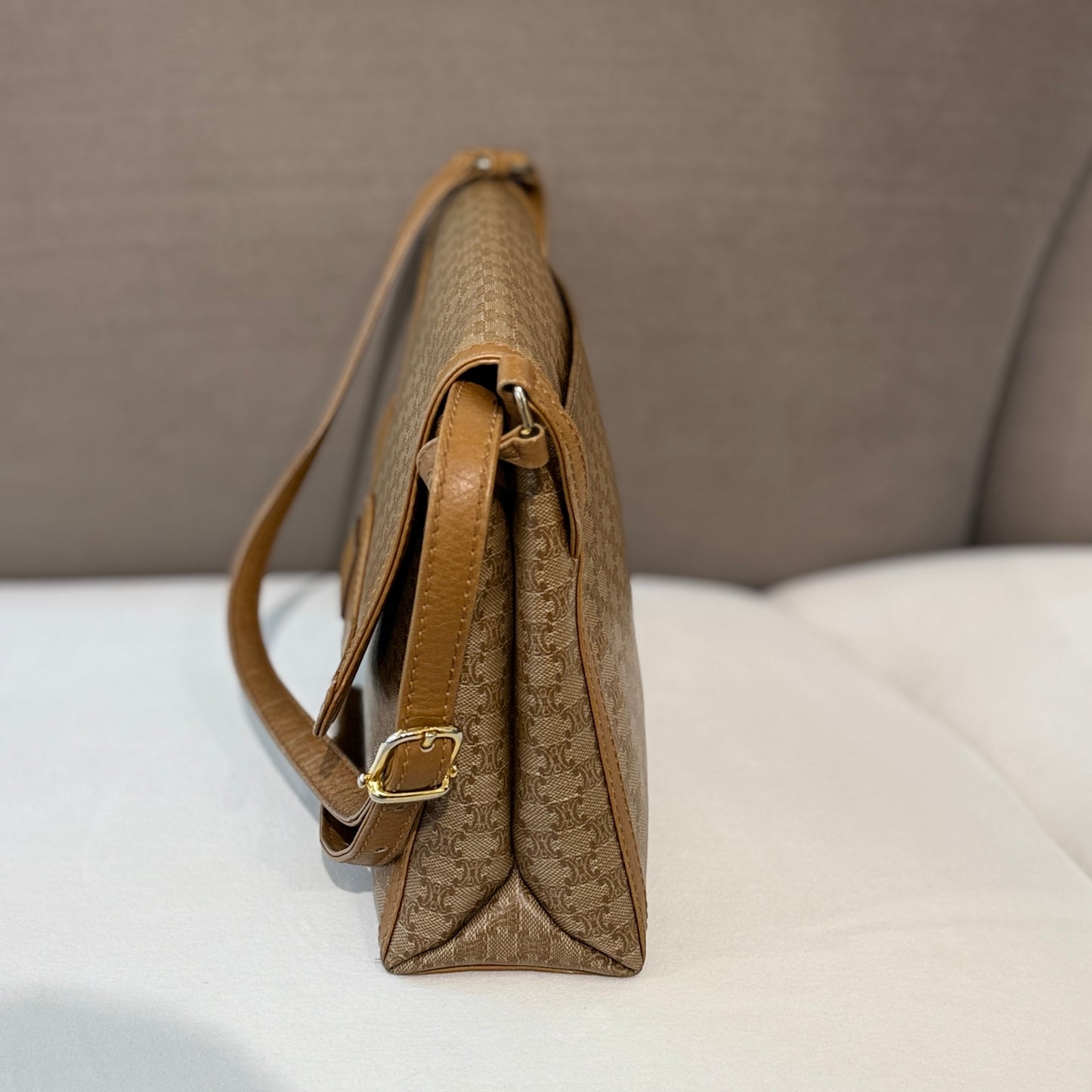 Celine Macadam Pattern Shoulder Bag