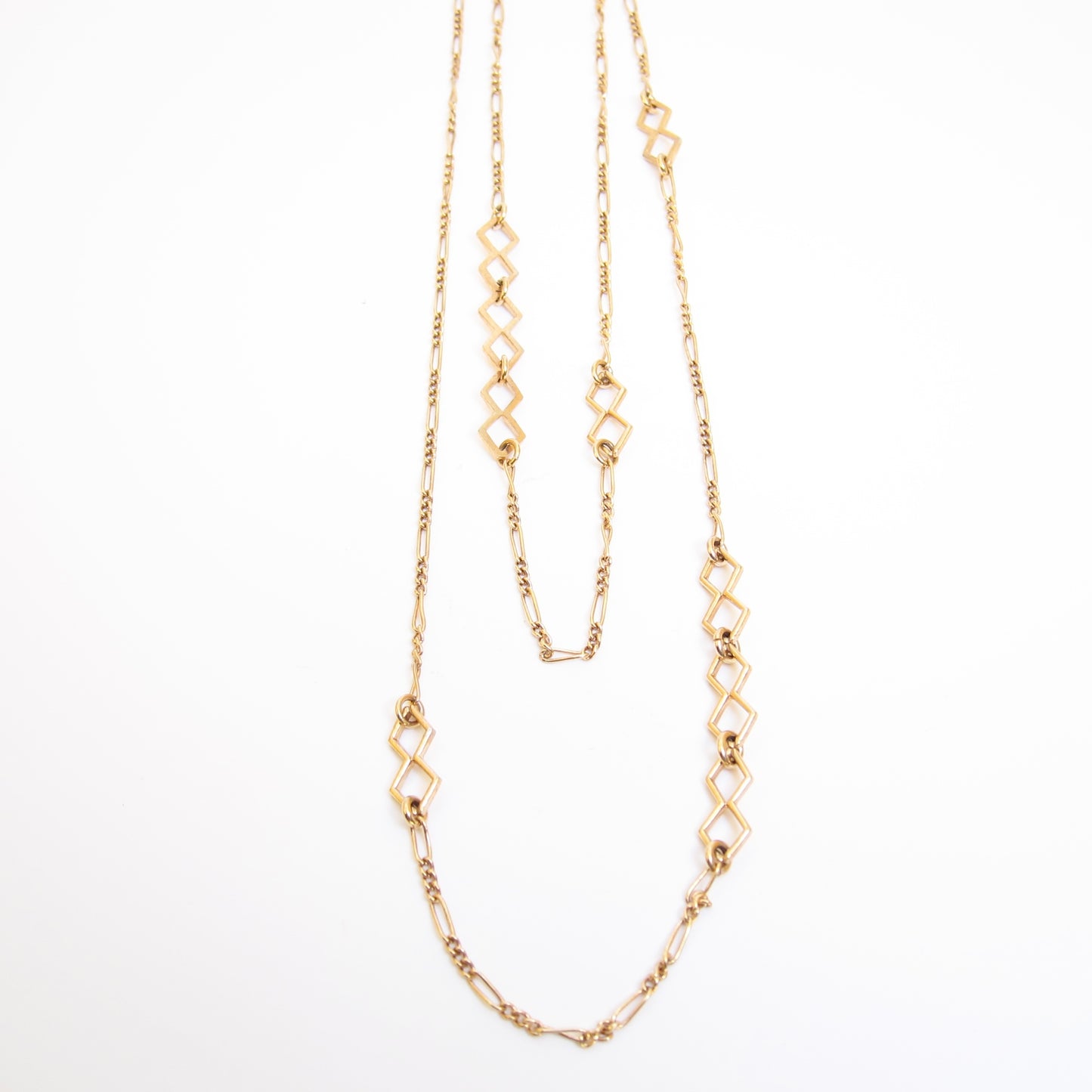 Christian Dior Vintage Stylish Golden Long Necklace