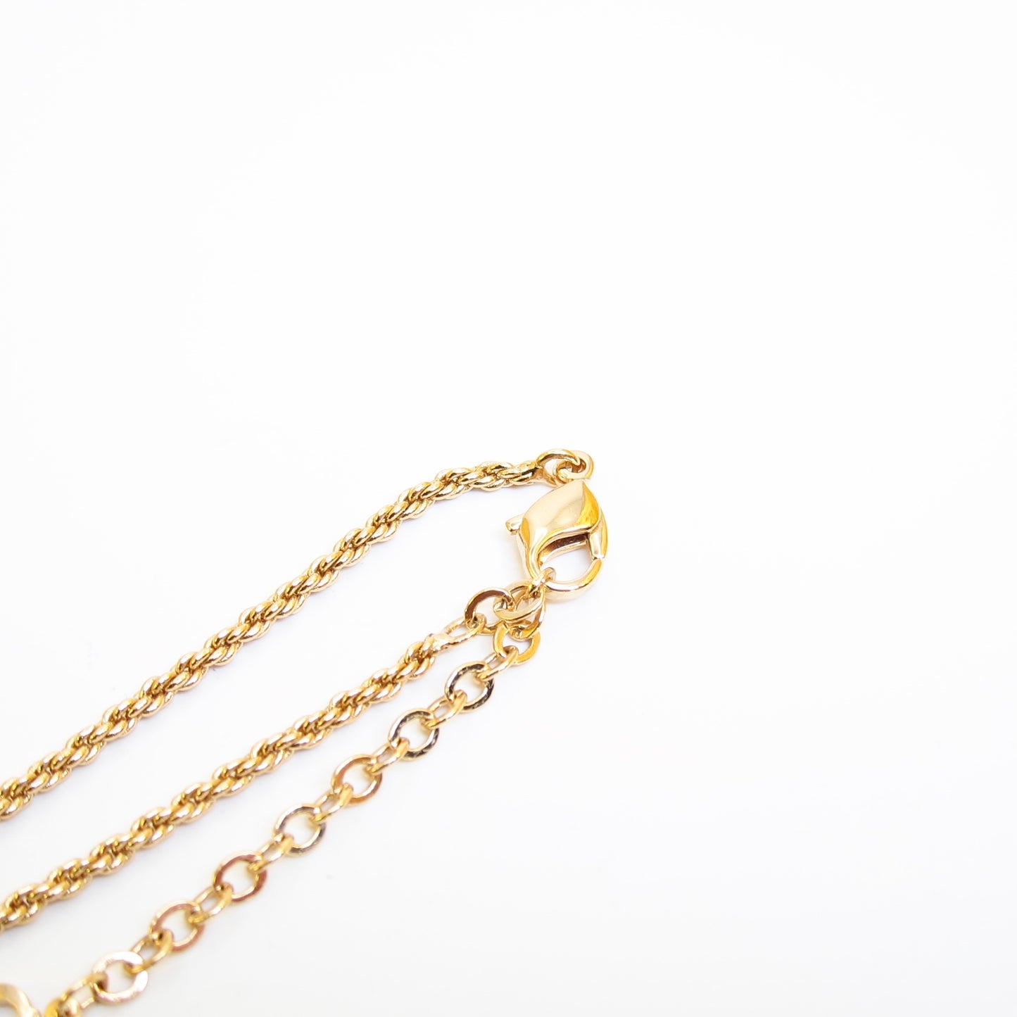 Christian Dior Vintage Bottle Motif Golden Necklace