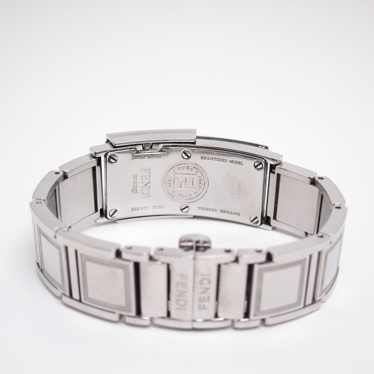 Fendi Vintage Secret FF Logo Sliding Cover Quartz Watch