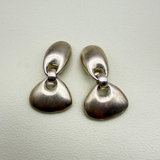 Loewe Vintage Stylish Golden Clip-on Earrings