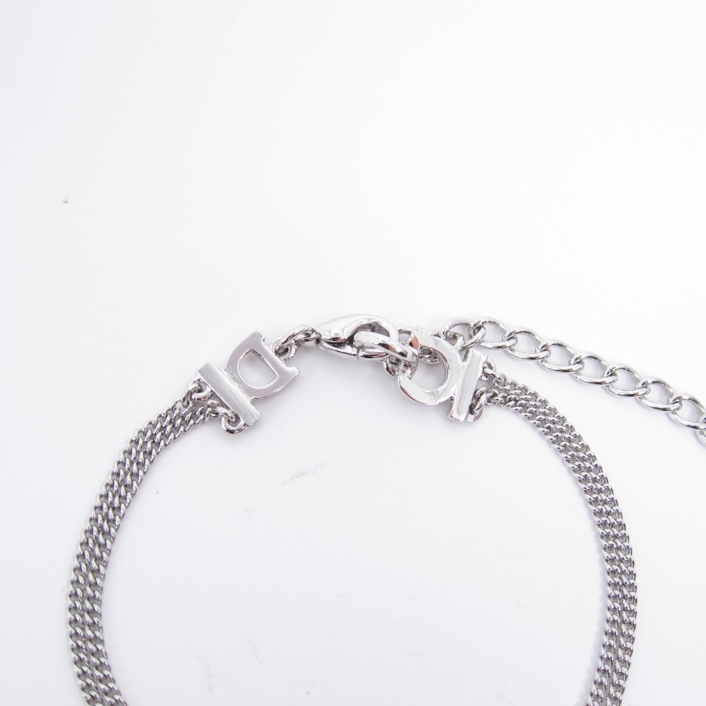 Christian Dior Vintage Dior 多色 Logo 銀手鐲