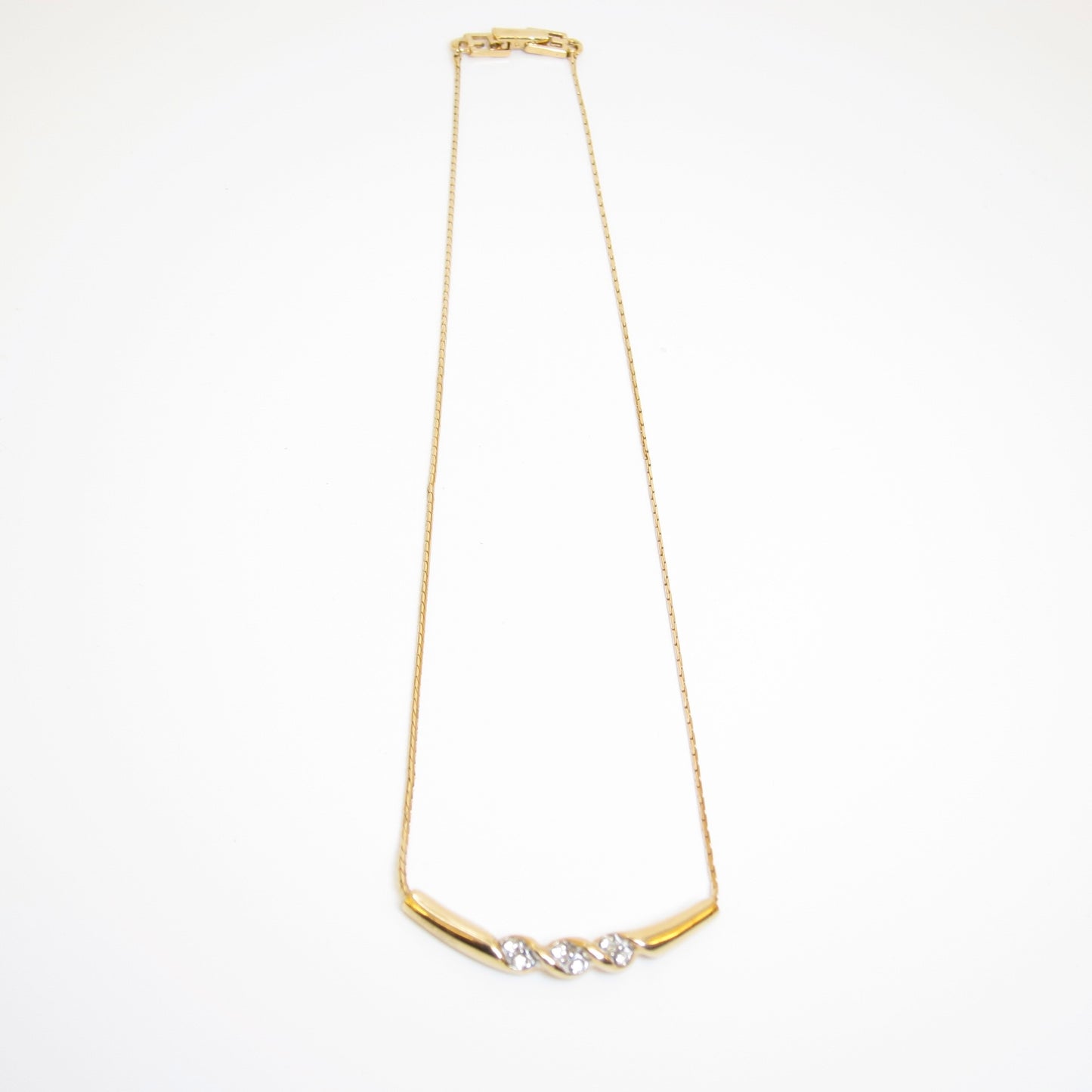 Givenchy Vintage Crystal Twist Necklace