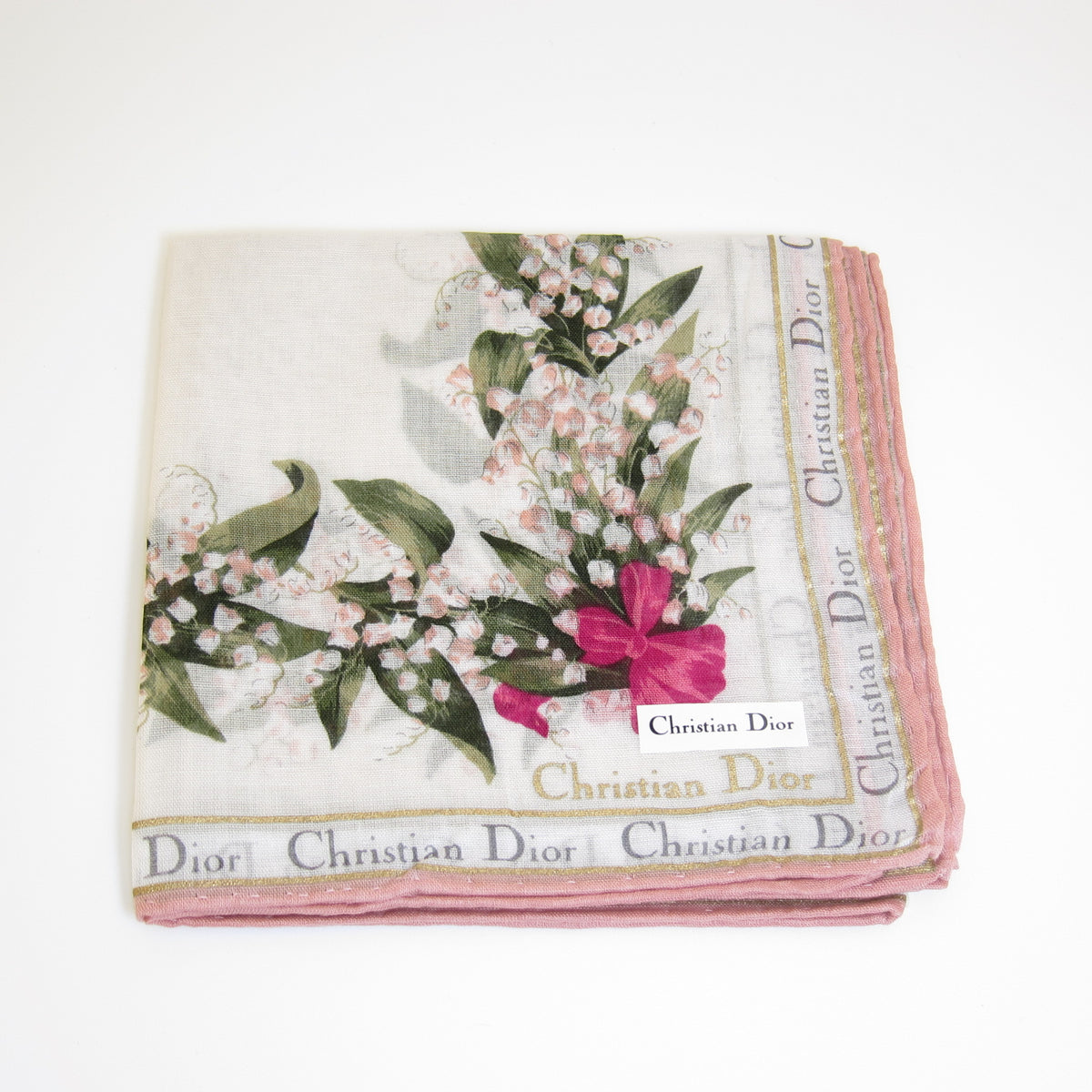 Christian Dior 花卉印花手帕套裝