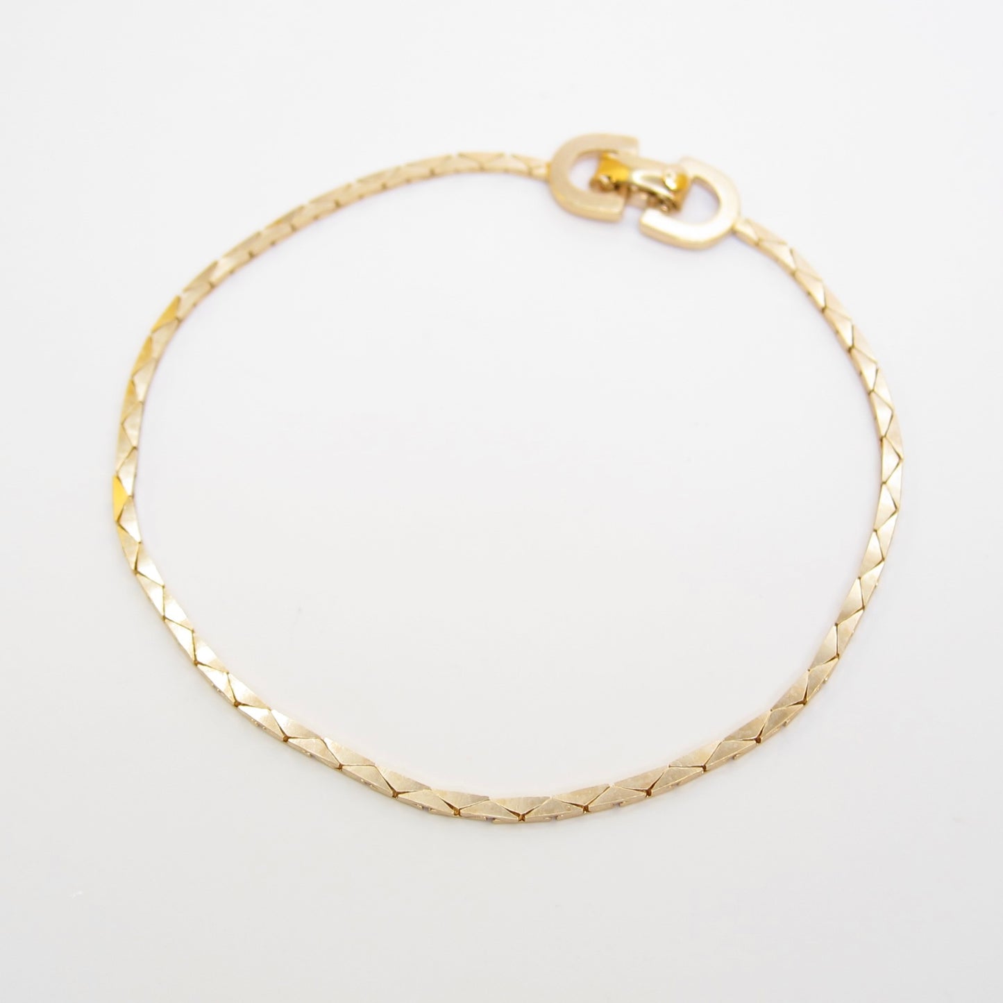 Christian Dior Vintage Stylish Golden Bracelet