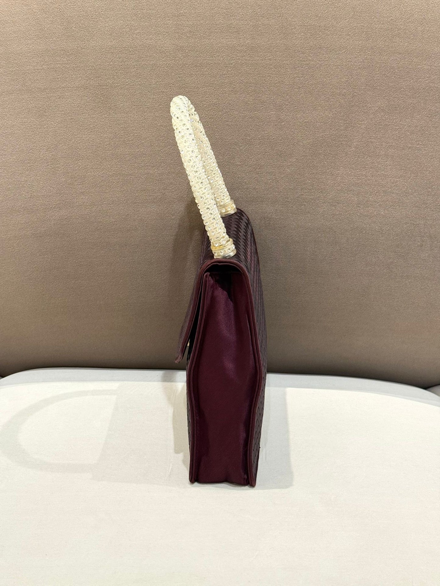 Bottega Veneta 復古 Intrecciato 編織皮革頂部提手手提包