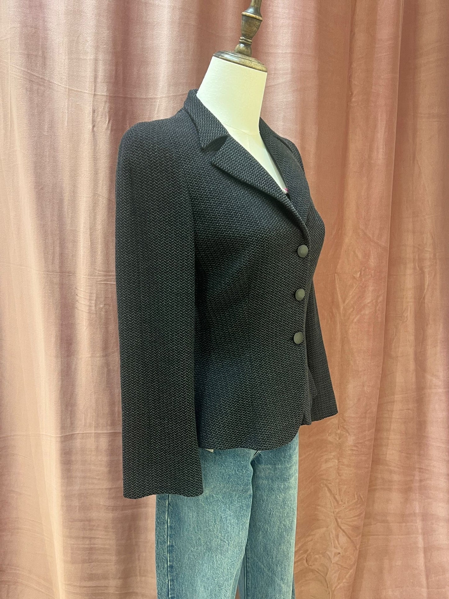 Giorgio Armami Vintage Nipped-Waist Wool Blazer