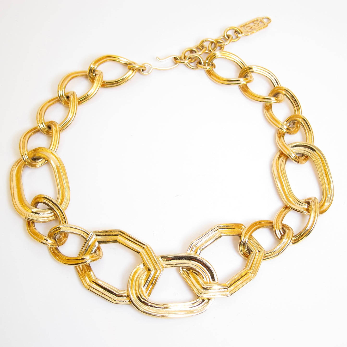 Yves Saint Laurent Vintage Stylish Golden Necklace