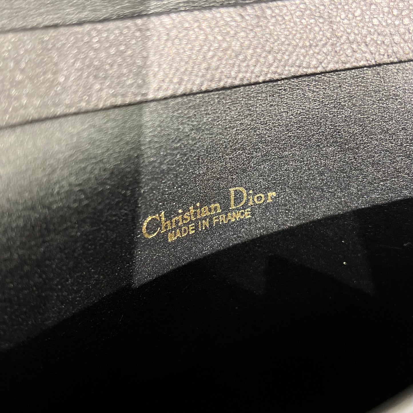 Christian Dior Vintage 3-Ways Cd Logo Black Leather Shoulder Bag With Golden Chain Strap