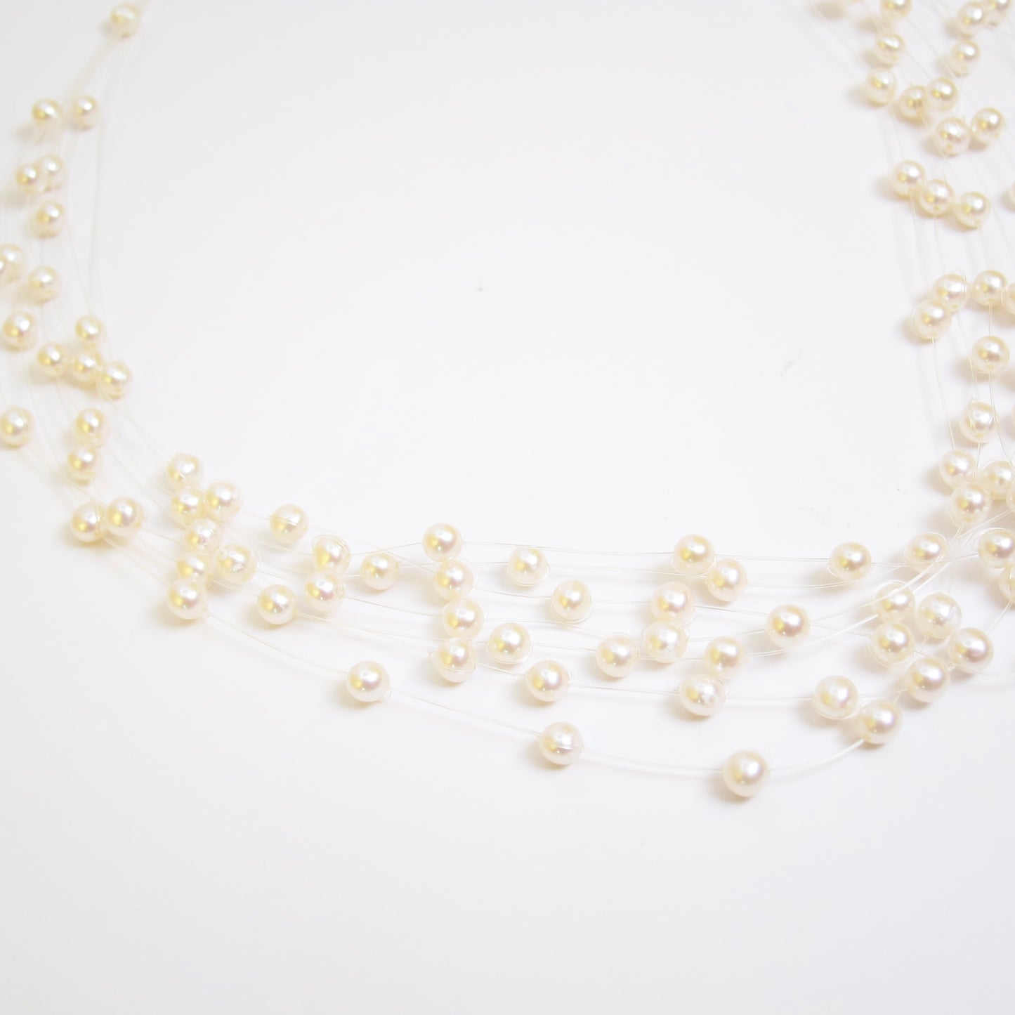 Tasaki Vintage Freshwater Pearl Necklace with Silver Buckle