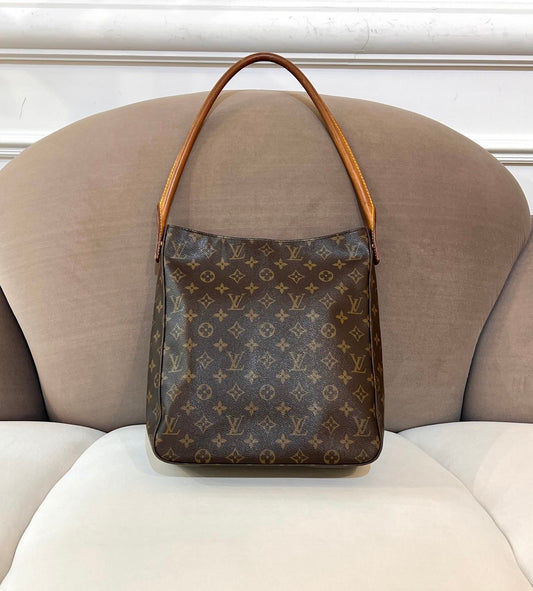 Louis Vuitton Classic Monogram Looping Gm Shoulder Bag