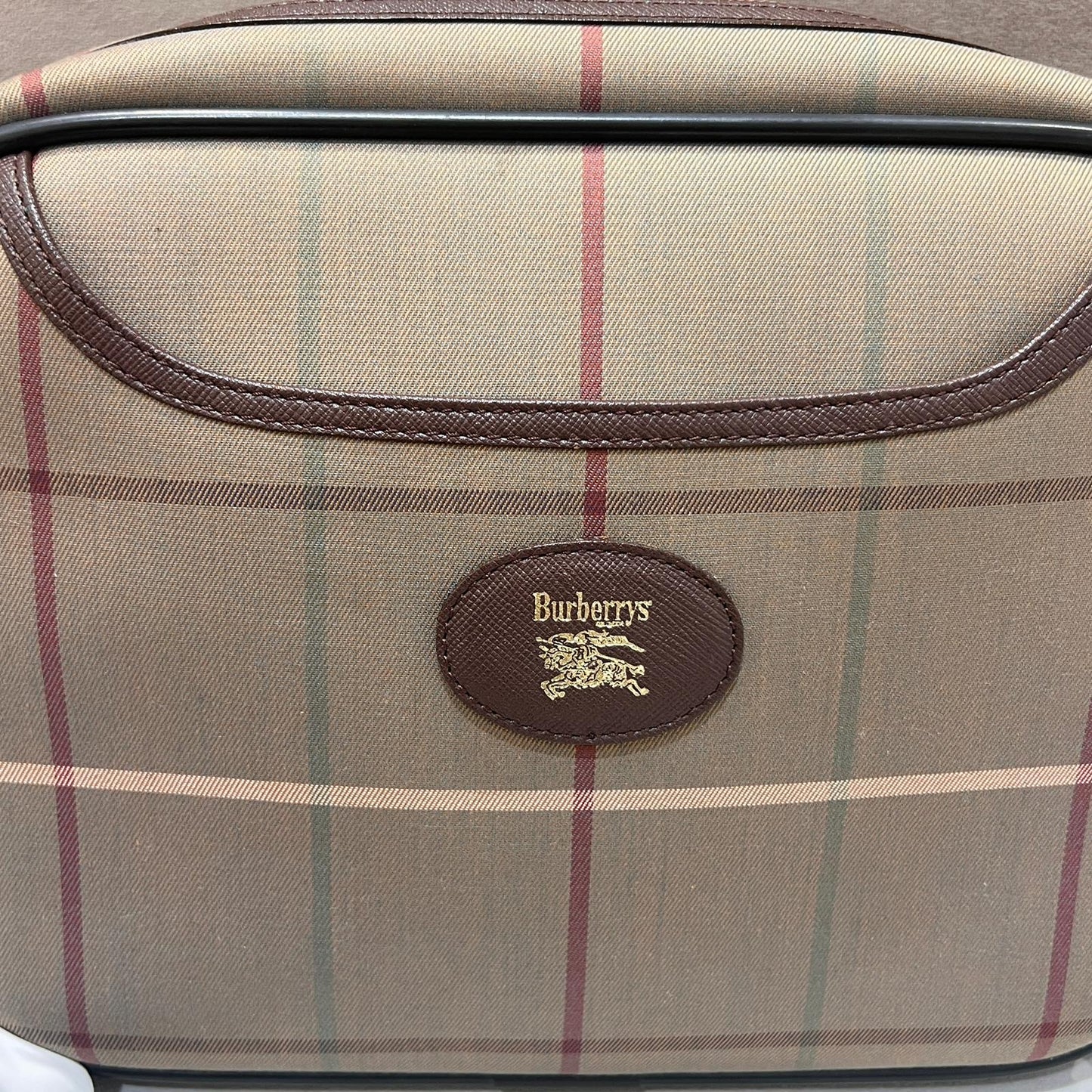 Burberry Vintage Nova Check Canvas Shoulder Bag